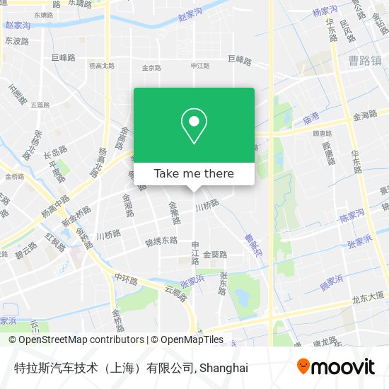 特拉斯汽车技术（上海）有限公司 map