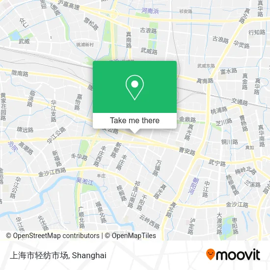 上海市轻纺市场 map