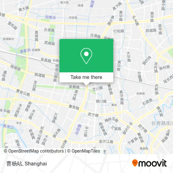 曹杨站 map