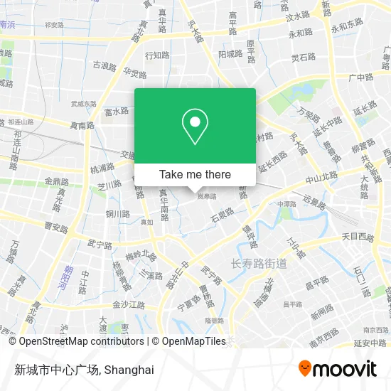 新城市中心广场 map