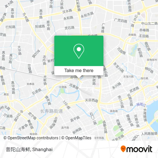 普陀山海鲜 map