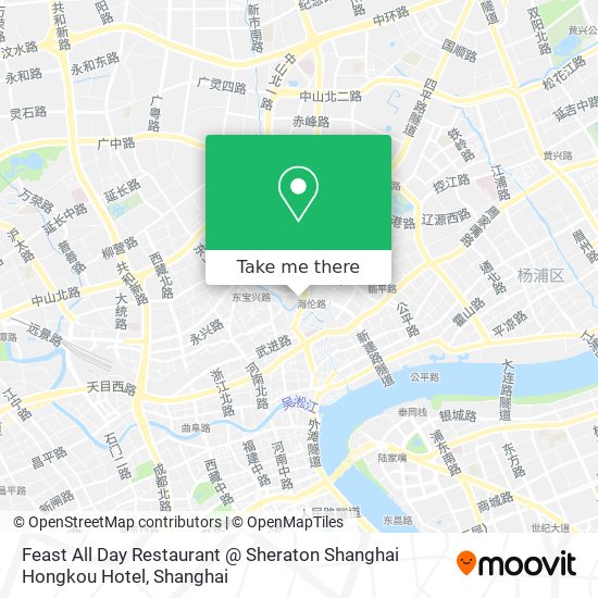 Feast All Day Restaurant @ Sheraton Shanghai Hongkou Hotel map