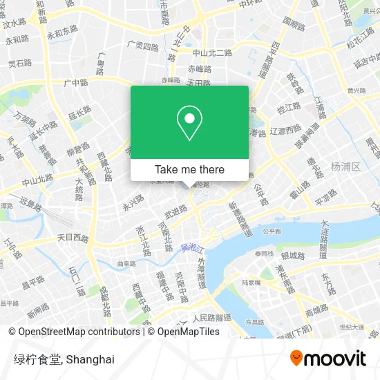 绿柠食堂 map