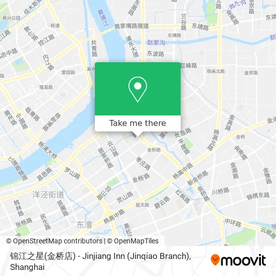 锦江之星(金桥店) - Jinjiang Inn (Jinqiao Branch) map