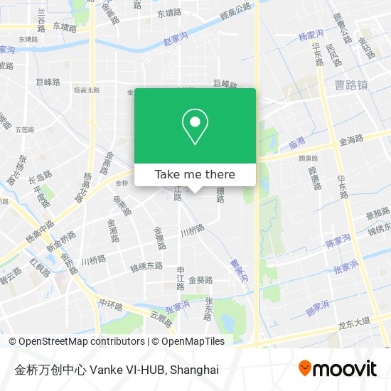 金桥万创中心 Vanke VI-HUB map