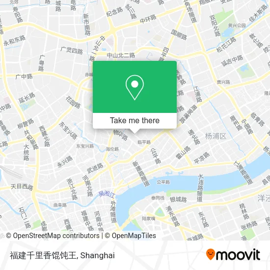 福建千里香馄饨王 map