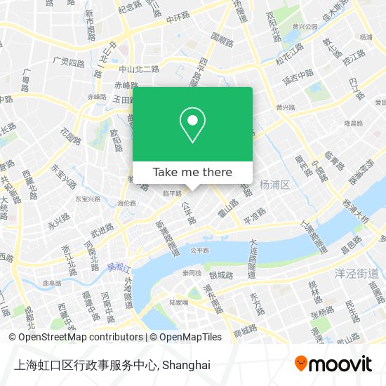 上海虹口区行政事服务中心 map