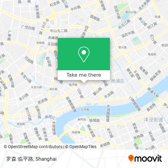罗森 临平路 map