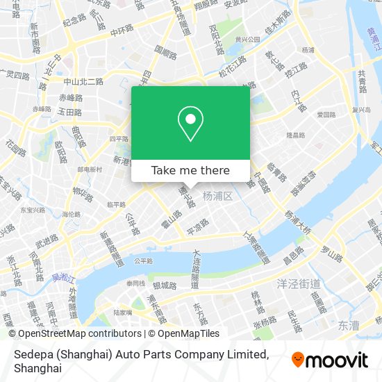 Sedepa (Shanghai) Auto Parts Company Limited map