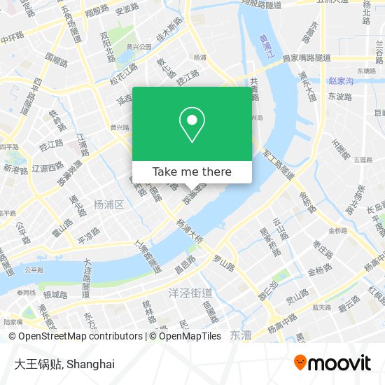 大王锅贴 map