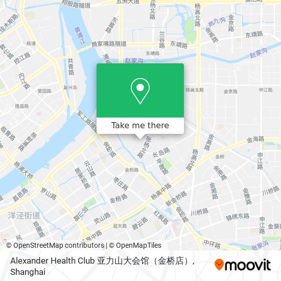 Alexander Health Club 亚力山大会馆（金桥店） map