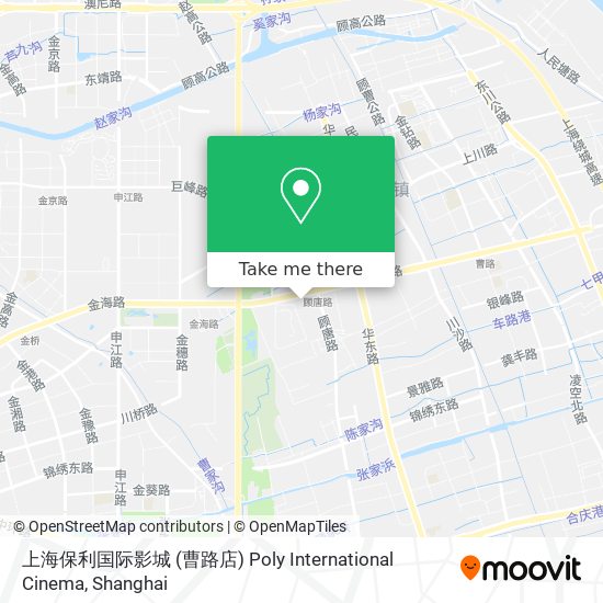 上海保利国际影城 (曹路店) Poly International Cinema map