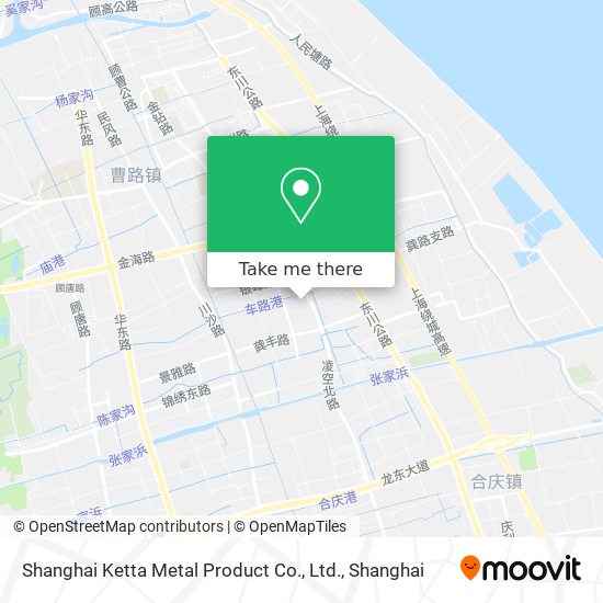 Shanghai Ketta Metal Product Co., Ltd. map