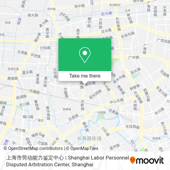 上海市劳动能力鉴定中心 | Shanghai Labor Personnel Disputed Arbitration Center map