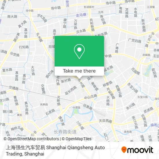 上海强生汽车贸易 Shanghai Qiangsheng Auto Trading map