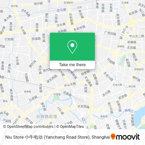 Niu Store 小牛电动 (Yanchang Road Store) map