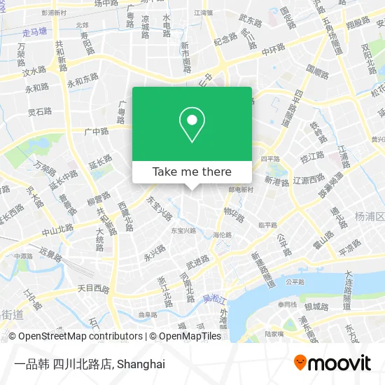 一品韩 四川北路店 map