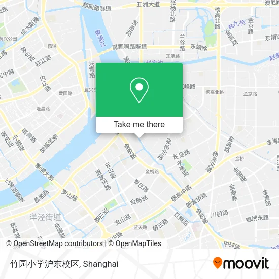 竹园小学沪东校区 map