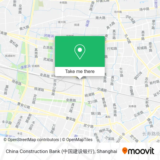 China Construction Bank (中国建设银行) map