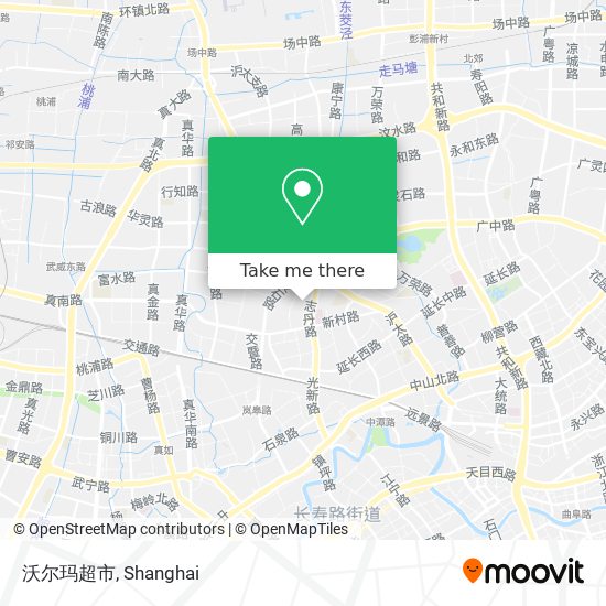 沃尔玛超市 map