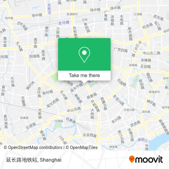 延长路地铁站 map
