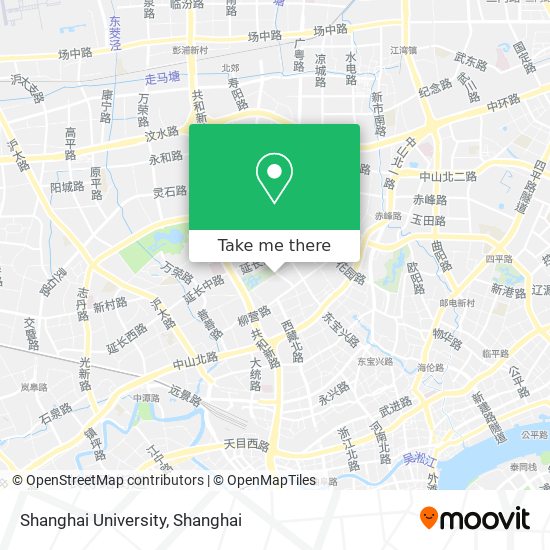 Shanghai University map