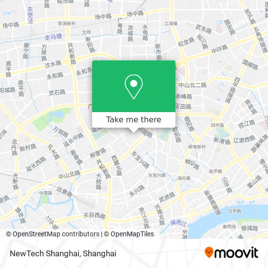 NewTech Shanghai map