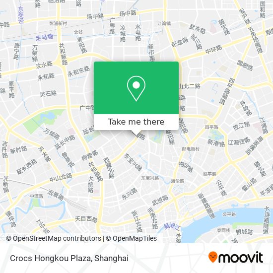 Crocs Hongkou Plaza map