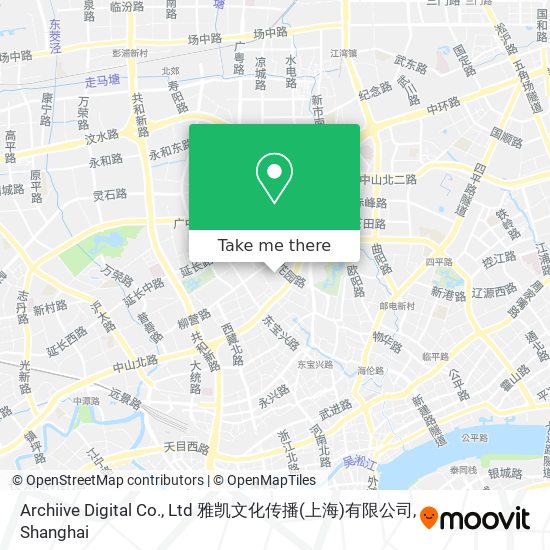 Archiive Digital Co., Ltd  雅凯文化传播(上海)有限公司 map