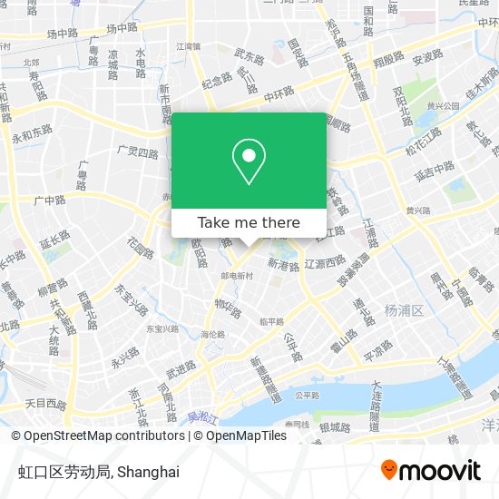 虹口区劳动局 map