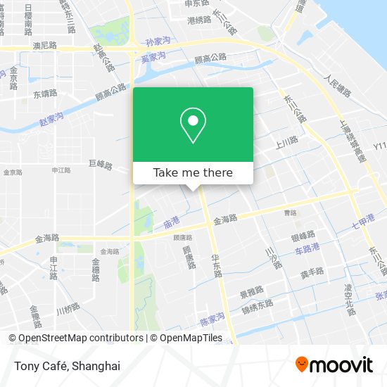Tony Café map