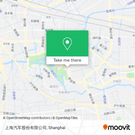上海汽车股份有限公司 map