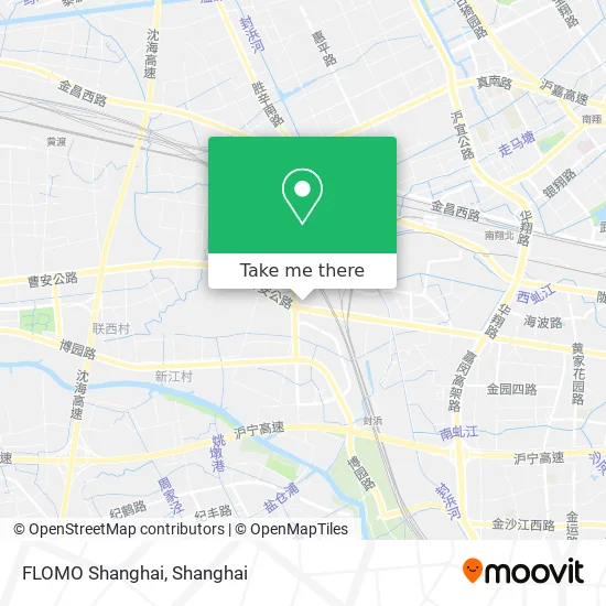 FLOMO Shanghai map