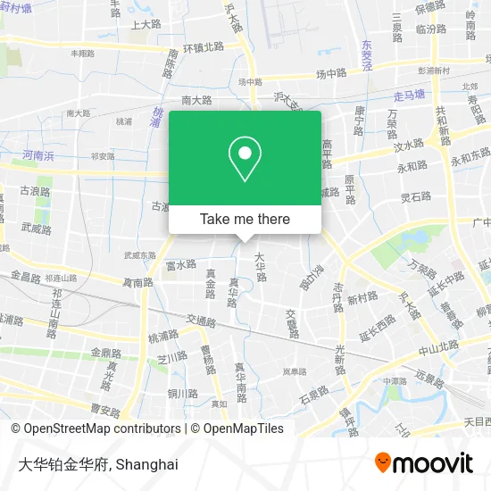 大华铂金华府 map