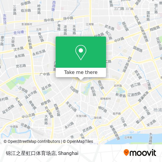 锦江之星虹口体育场店 map