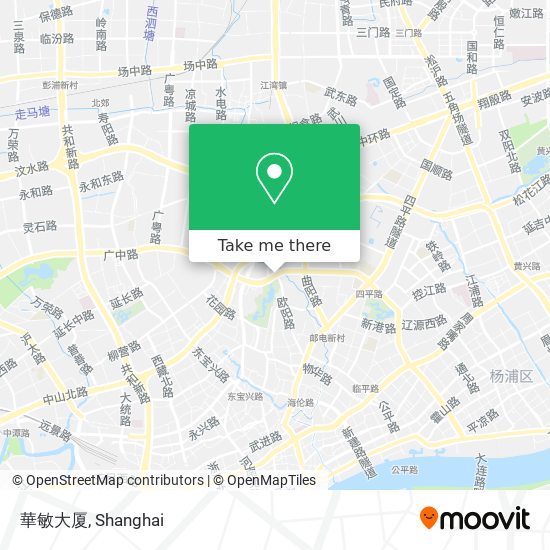 華敏大厦 map