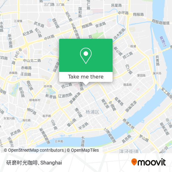 研磨时光咖啡 map