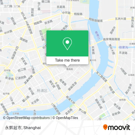 永辉超市 map