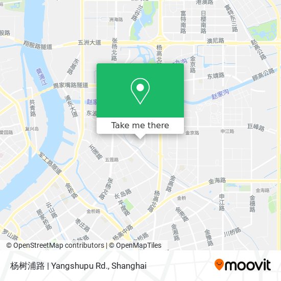 杨树浦路 | Yangshupu Rd. map