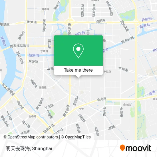 明天去珠海 map