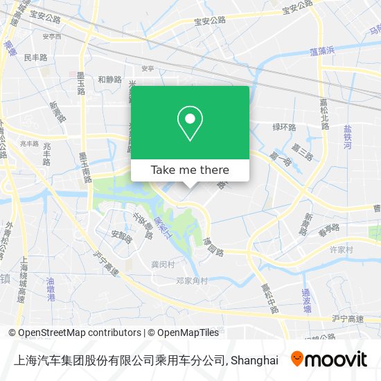 上海汽车集团股份有限公司乘用车分公司 map