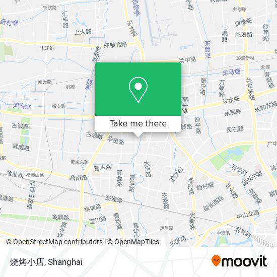 烧烤小店 map