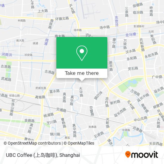 UBC Coffee (上岛咖啡) map