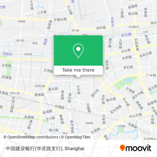 中国建设银行(华灵路支行) map