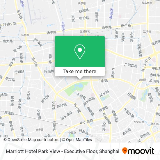 Marriott Hotel Park View - Executive Floor map