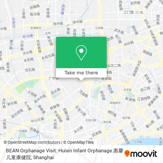 BEAN Orphanage Visit: Huixin Infant Orphanage 惠馨儿童康健院 map