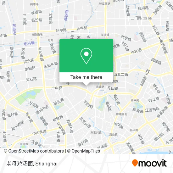 老母鸡汤面 map