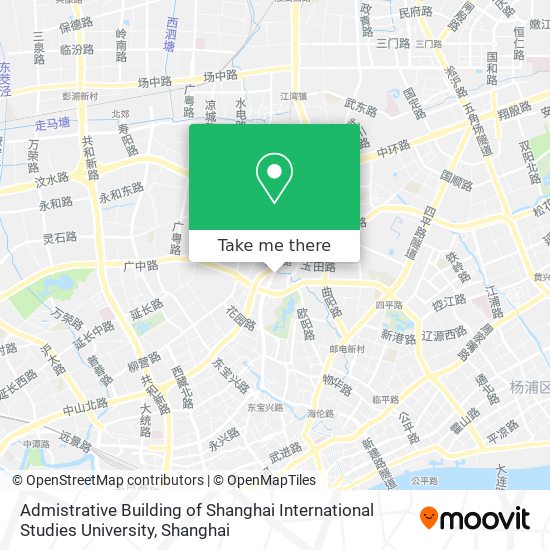 Admistrative Building of Shanghai International Studies University map