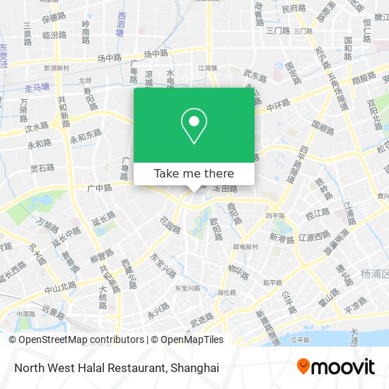 North West Halal Restaurant map