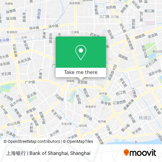 上海银行 | Bank of Shanghai map